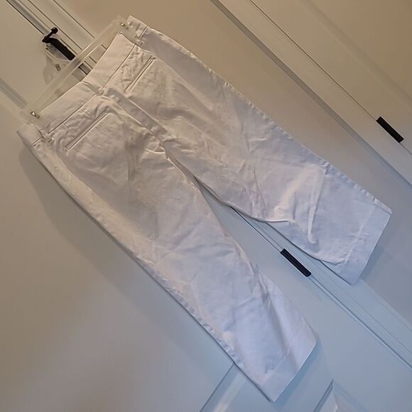 JHcollections sz 12 white Capri pants - Picture 2 of 10